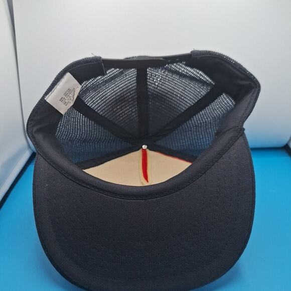 Vintage Mississippi Black Red Trucker Hat Cap Mesh Snapback - Picture 6 of 6